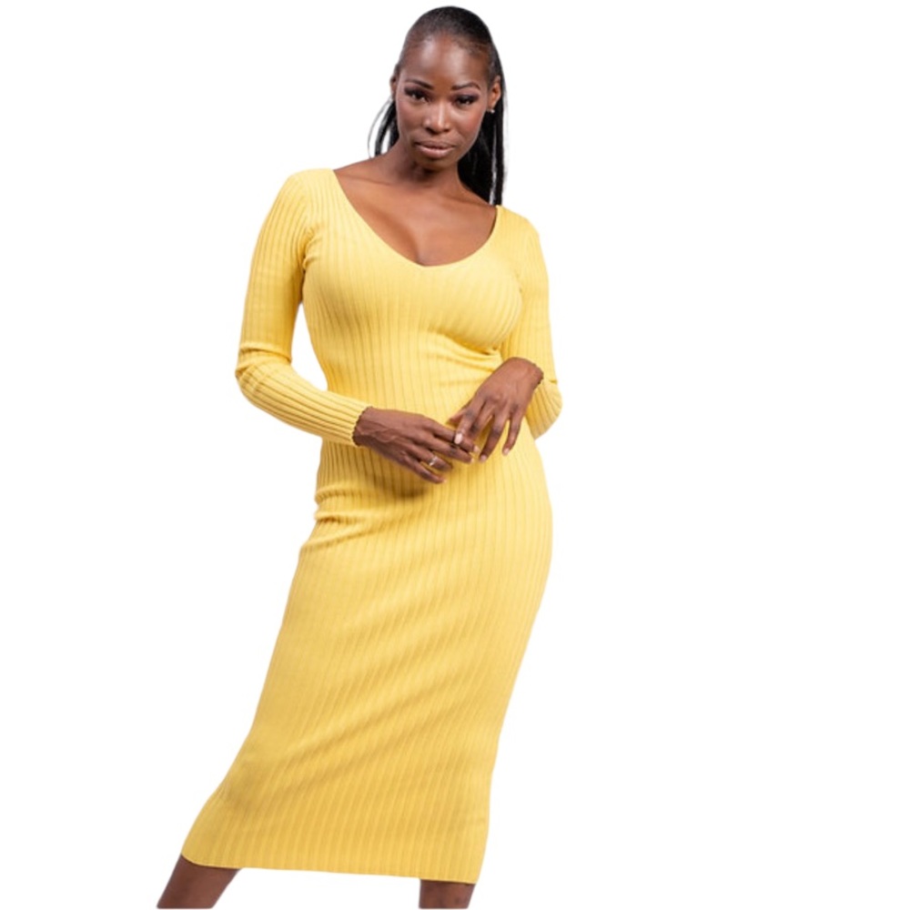 Sexy long fitted dress